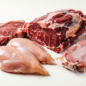 Carnes aves y pescados